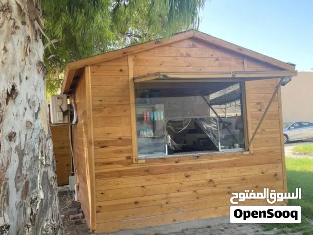 مقهى خشبي متنقل مجهز بالكامل للبيع
