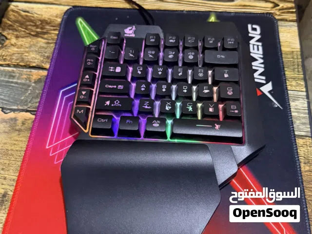Gaming keyboard single hand