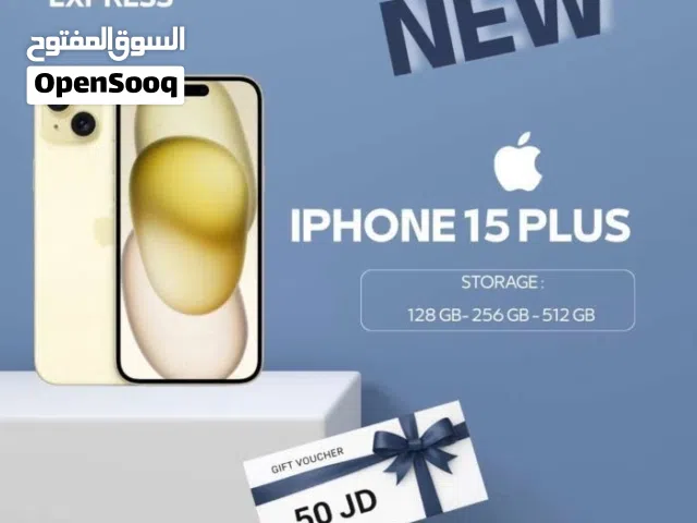 IPHONE 15 PLUS ( 256GB ) NEW /// ايفون 15 بلس ذاكرة 256 الجديد