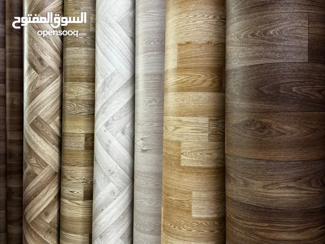 فنيل مشمع بديل الباركيه الخشب لايتاثر مع تكرار الغسيل