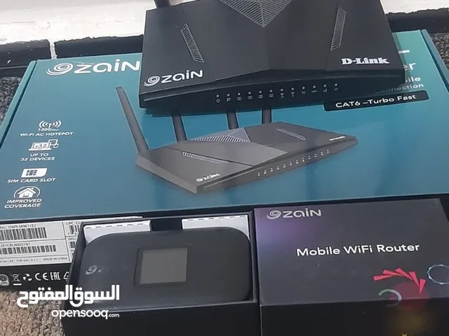 راوتر منزلي زين 5G اربع انتيل وراوتر متنقل زين 4G بطاريه ممتازه للبيع مستعملات بحالة الجديد