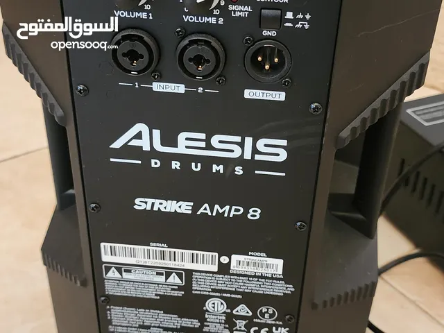 Alesis Strike Amp 8 2000-watt Powered Drum Amplifier With power Converter