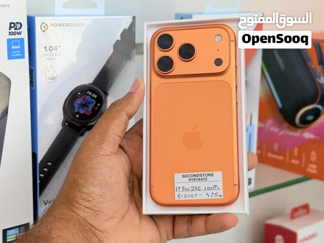 Used Apple iPhone 17 Pro in Orange with 256GB Storage - Excellent Condition