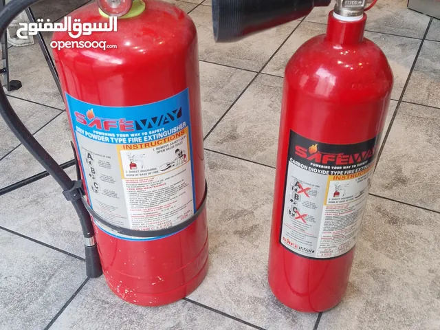 Fire gas cylinders