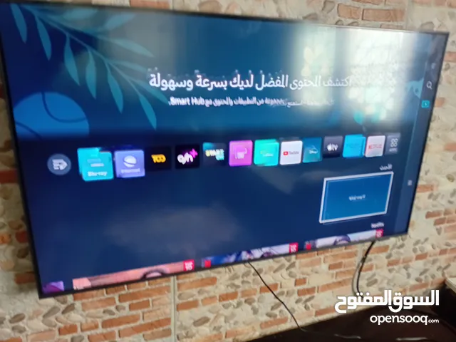 شاشة سامسونج 50 بوصه bu8100 بحالة الوكالة  اوامر صوتيه للبيع