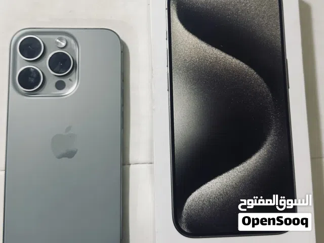 ايفون 15 برو 256gb نظيف جدا بحاله ممتازه بدون اي خدوش