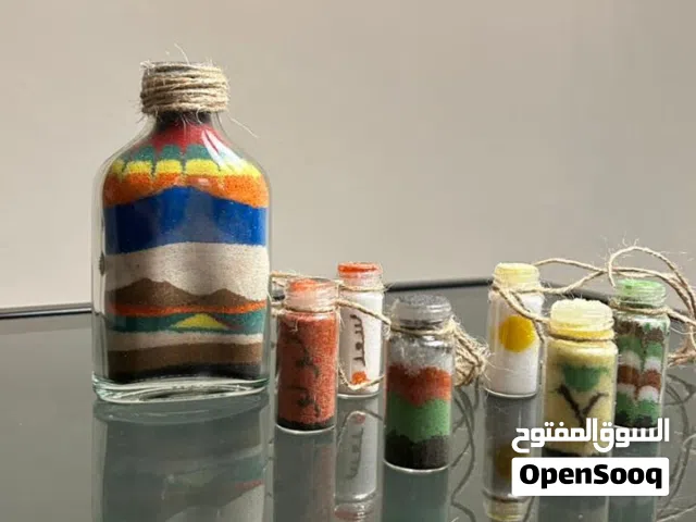 فن الرمل داخل الرجاج