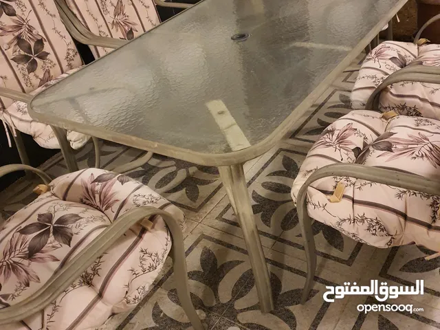 طاوله و 6 كراسي خارجي