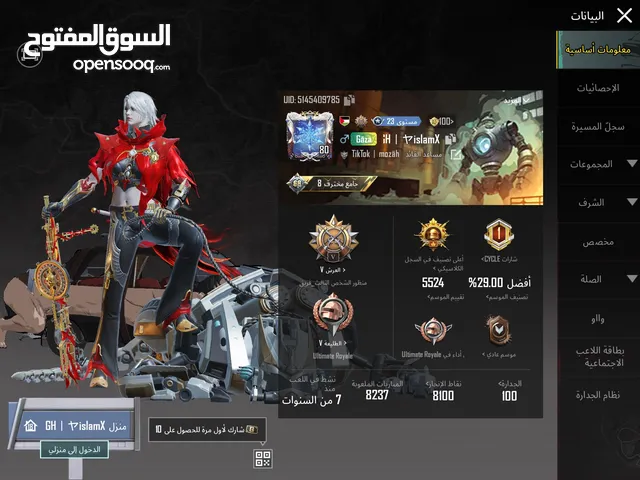 حساب ببجي متعوب عليه للبيع بسر مغري التفاصيل بلصور