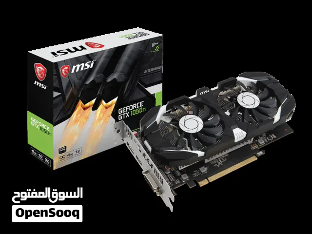 مطلوب كرت شاشة MSI Dual fan GTX1050ti جديد