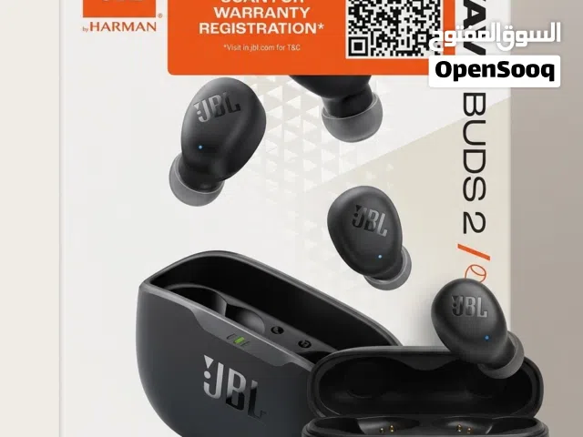 سماعة JBL Wave Buds 2 أصلية - استخدام يوم واحد فقط (البيع في بنغازي لا يوجد خدمة توصيل)