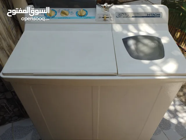 غسالة هيتاشي 7 كيلو اصلي مستخدم شي بسيط
