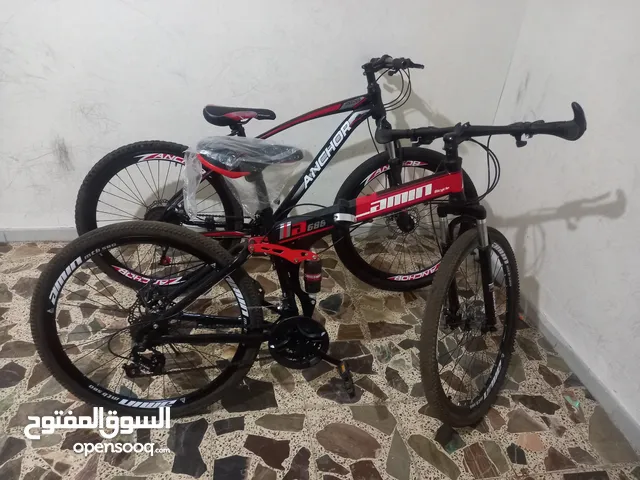 دراجات هوائية جنط 26 بحالة ممتازة  الأول نوع AMIN Foldable  الثاني ANCHOR