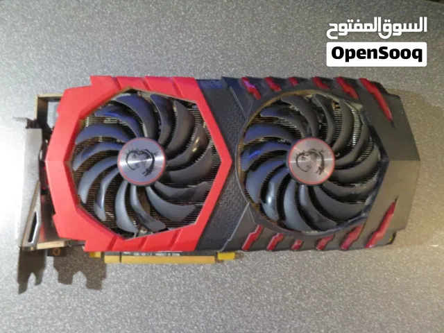 كارت شاشه Msi rx 580 gb  مع معالج Amd r5 1600x