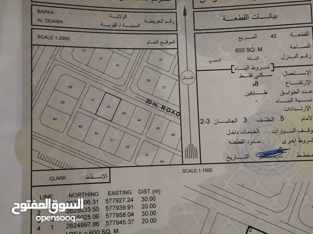 Residential Land for Sale in Al Batinah Barka