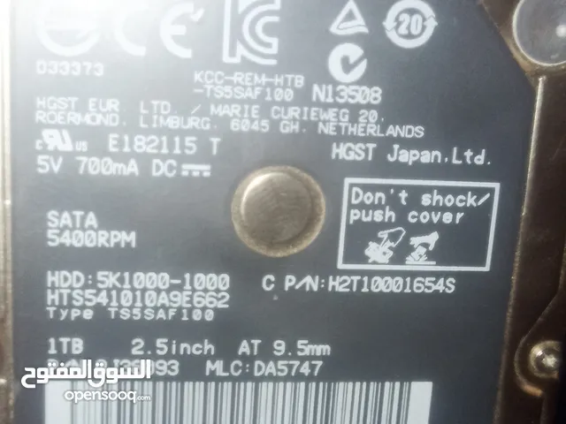 HGST APPLE BLACK 1tb تيرا شغال هاردسك
