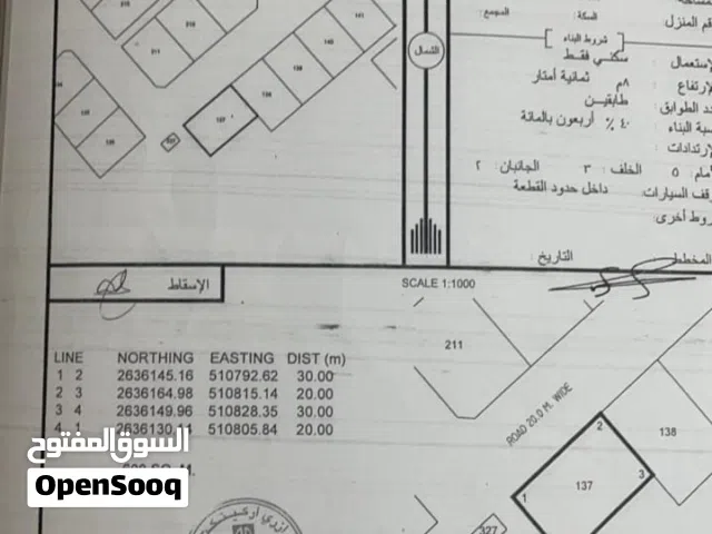 Residential Land for Sale in Al Batinah Al Khaboura