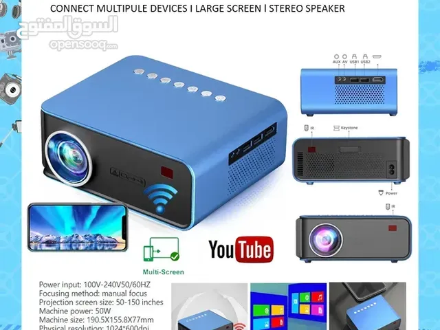 Borrego Led Wifi Projector T4 ll Brand-New ll