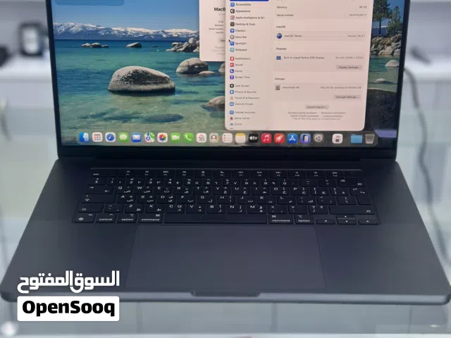 MACBOOK PRO M4 MAX CHIP 36 GB RAM 1 TB CYCLE COUNT 5 60 DAYS ONLY USED UNDER APPLE WARRANTY