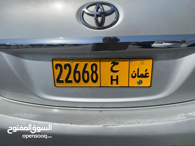 للبيع رقم شخصي مميز برمز أحادي 22668 ح