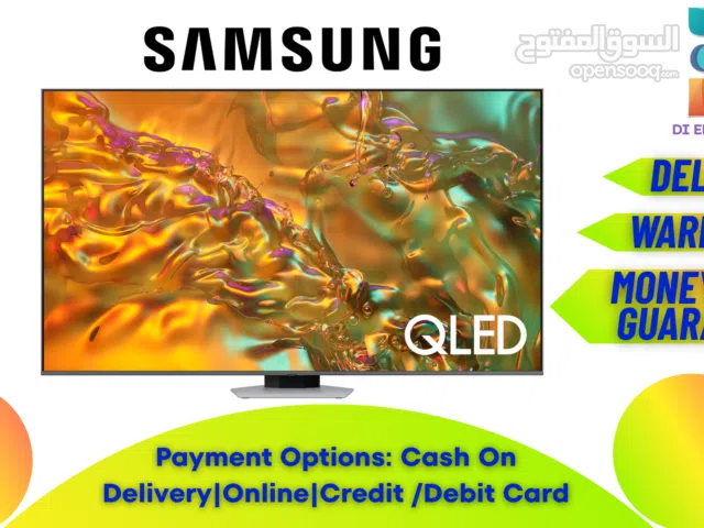 Samsung 65 Inch 4k Ultra HD QLED Tv 120 Hz - 65Q80D - Delivery All Over UAE