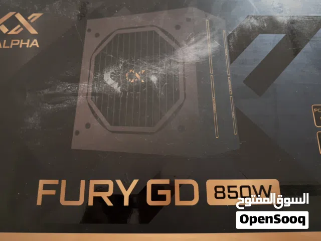 باور سبلاي Alpha Fury GD 850W Gold ATX 3.0 PCIe 5.0 شبه جديد