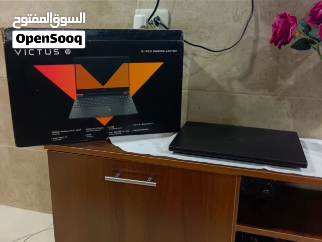 لابتوب hp فيكتوس جيمينج الجيل13 كرت rtx4050 بحال الجديد تماما