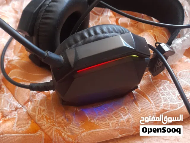 سماعة رأس للبيع مايك عالى عازل صوت جودة عالية معاها وصلة مزدوجة للتشغيل على الموبايل