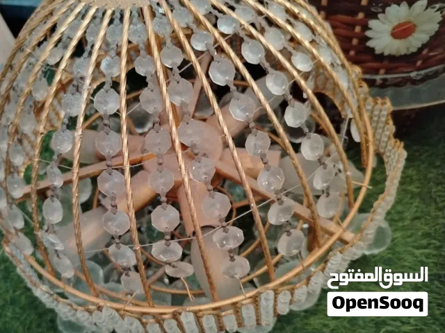 ثريا ثقيله كلها طابات كرستال عش بلبل