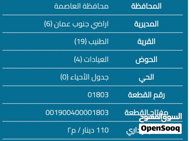 قطعة أرض مميزة للبيع