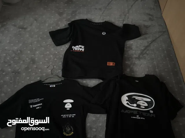 3 black bape and ape  shirts (ion wear them anymore) very good deal!