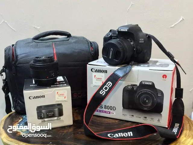 اذا تبحث عن كاميرة جديدة كاميرة كانون 800d مع عدسة 50mm