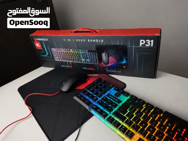 حزمة 3 في 1 كيبورد و ماوس وماوس باد قيمنق تبارك الرحمن