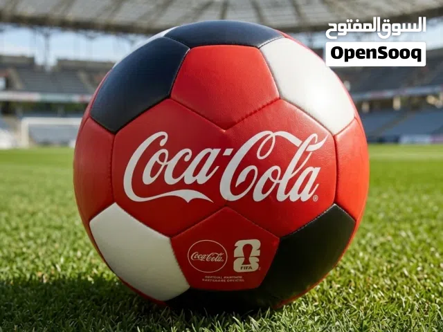 كرة قدم رسمية من كوكاكولا (Coca-Cola)، وهي إصدار خاص لكأس العالم سنة 2026 سارع بالحجز كمية قليلة جدا