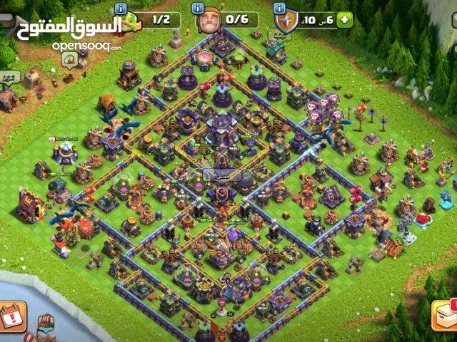 عرض محدوود لفتره صغيره فقط استغل الفرصه حساب كلاش اوف كلانس تاون هول 15مكس