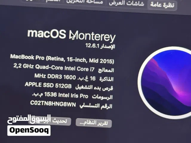 macOS Apple for sale  in Tripoli
