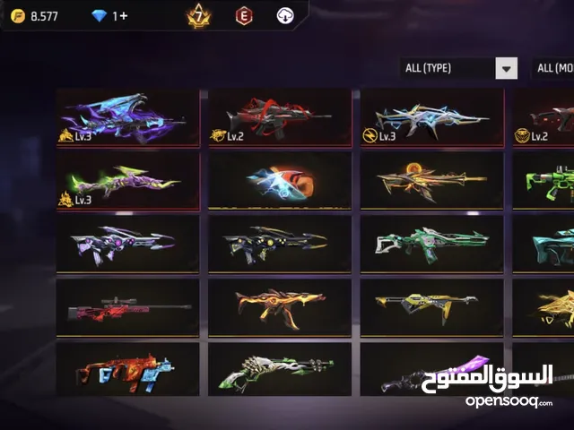 Free Fire Accounts and Characters for Sale in Aley