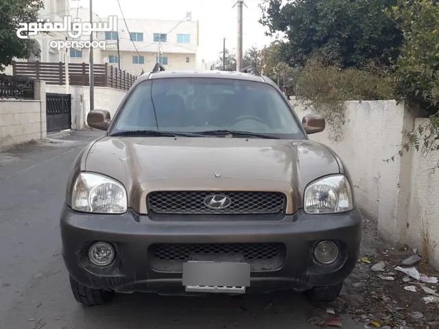 للبيع هونداي سانتيافي 2002 محرك 2700 بنزين 5 ركاب