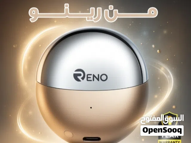 سماعة ايربودز من رينو لون اسود ذهبي