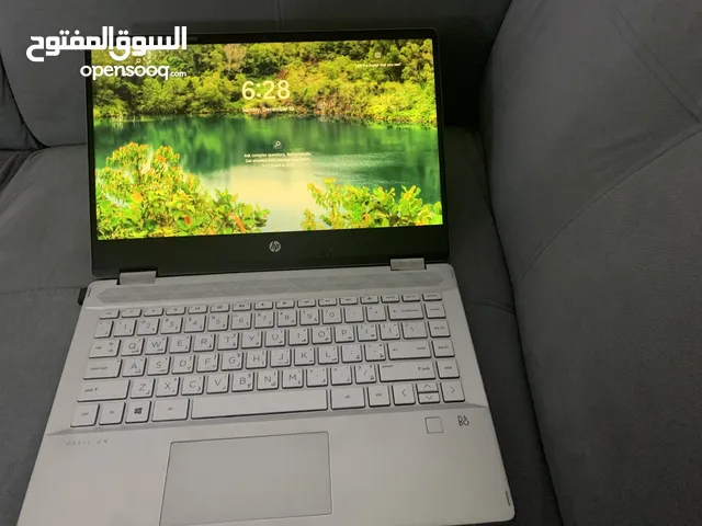 HP Pavillion x360 with keyboard and mouse لابتوب مع كيبورد و ماوس