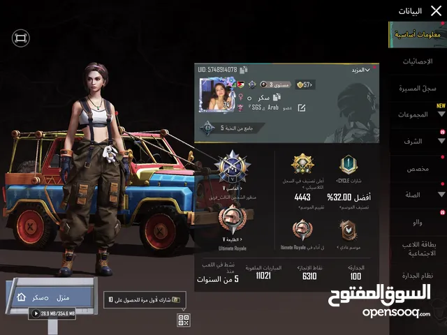 Pubg Accounts and Characters for Sale in Mafraq