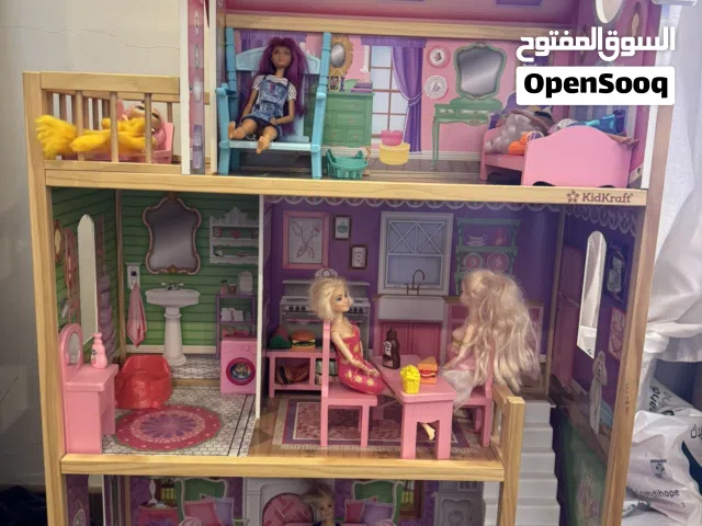 KidKraft Wooden Dollhouse 3 floors بيت دمى خشبي كبير