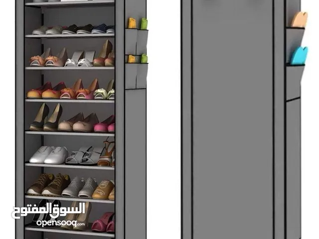 كبت / خزانة احذية قوية و متينة تتحمل اوزان ثقيلة جداً جداً تتالف من 10 رفوف عالية الجودة