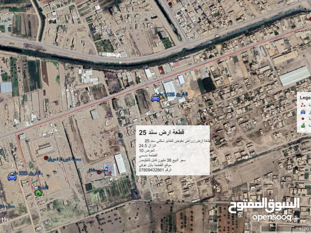 قطعة زراعي مفوض للطابو سند 25