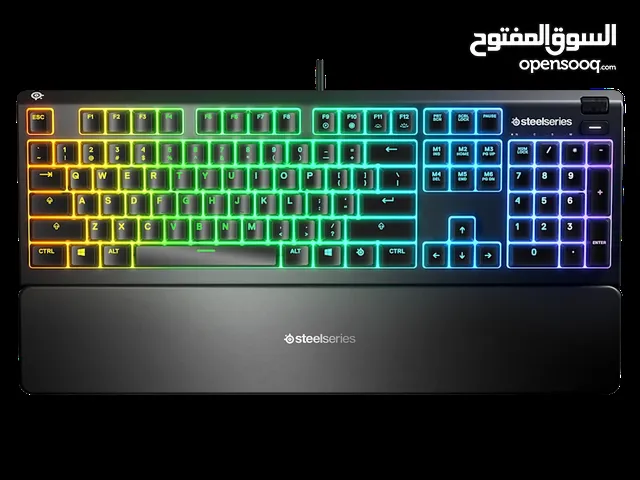 SteelSeries Apex 3 RGB Gaming Keyboard ( كيبورد العاب احترافي شبه جديد ارخص من سعر السوق )