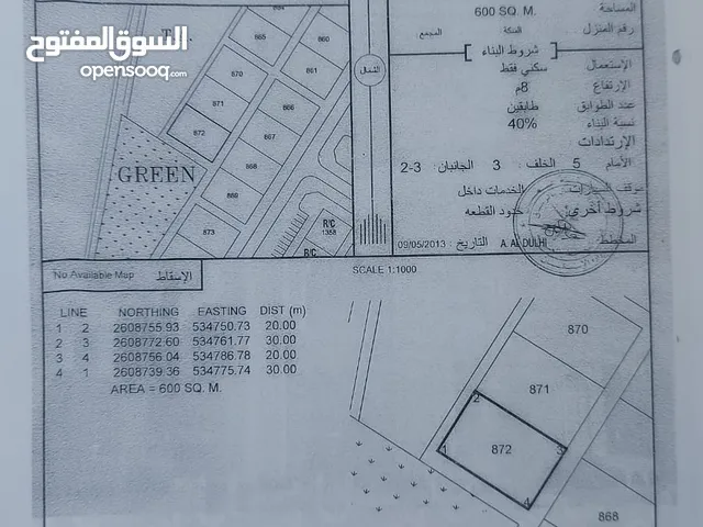 Residential Land for Sale in Al Batinah Rustaq