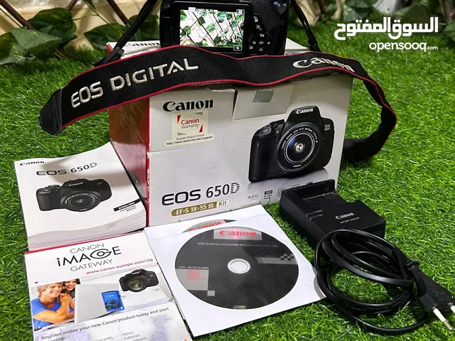 Canon camera  EOS 650D for sale, very little used للبيع كاميرا كانون استخدام قليل جدٱ