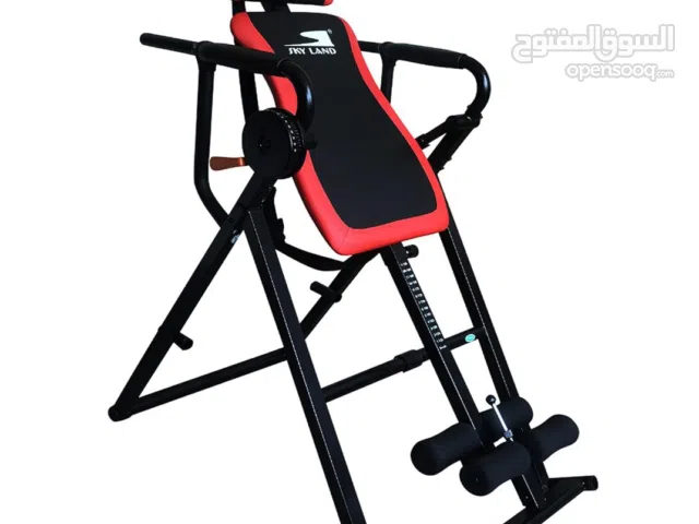 SKY LAND 6-in-1 Inversion Table EM-1863  Back Pain Relief, Dips, Push-Up, Leg Exercise  Adjustable