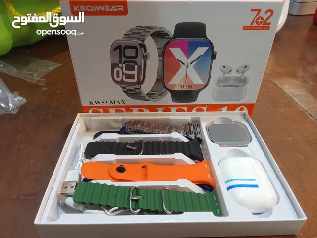 ساعه مع سيع اساور وايربودز جديده بالكرتون للبيع