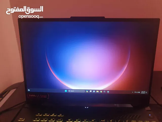 Gaming laptop rtx 3050 : Asus tuf gaming F15 144hz intel core i7-12700h / هيرتز 144 لابتوب اسوس